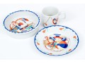 Tiffany & Co. 'Tiffany Seashore' Childs Plate, Bowl And Cup Set