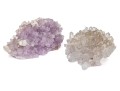 Quartz And Soft Purple Amethyst Clusters, 0.45 Lbs.