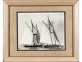 Pair Of Wallace Mac Askill Halftone Printed Ships Photos