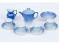Royal Copenhagen Ombre Blue To White Demitasse Espresso Set