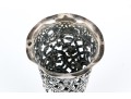 Sterling Silver Lovely Antique Gorham Lattice Trumpet Vase, Circa 1898, No Glass Insert