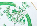 Stunning Herend Green Floral Patterned Dinner Plate