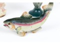 Lot Of Six Pretty Vintage Table Items, Including Fish Salt And Pepper Shaker