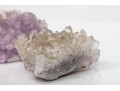 Quartz And Soft Purple Amethyst Clusters, 0.45 Lbs.