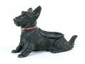 Adorable Austrian Scottie Dog Scottish Terrier Painted Metal Figural Pipe Stand