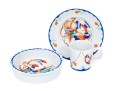 Tiffany & Co. 'Tiffany Seashore' Childs Plate, Bowl And Cup Set