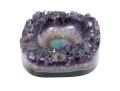 Stunning Agate And Amethyst Carved Ring Dish