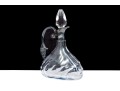 Sterling And Glass Pitcher With Grape Cluster Handle
