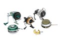 Collection Of Five Vintage Fishing Reels And One Miniature Reel