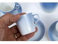 Royal Copenhagen Ombre Blue To White Demitasse Espresso Set