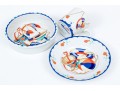 Tiffany & Co. 'Tiffany Seashore' Childs Plate, Bowl And Cup Set