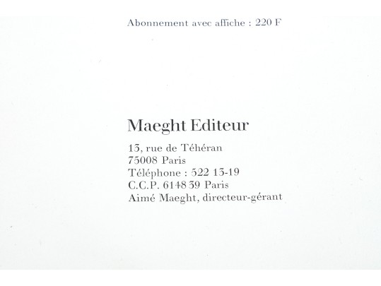 Claude Garache (French, 1929-1995) Book