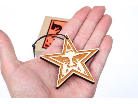 Shepard Fairey (American, B. 1970) OBEY Star Holiday Ornament