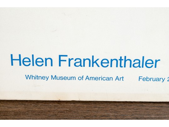 After Helen Frankenthaler (American, 1928-2011) Whitney Museum Poster, 1969