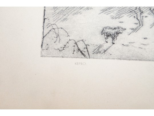 After Lauren Ford (American, 1891-1973) Bookplate Print