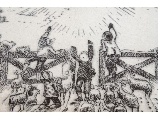 After Lauren Ford (American, 1891-1973) Bookplate Print