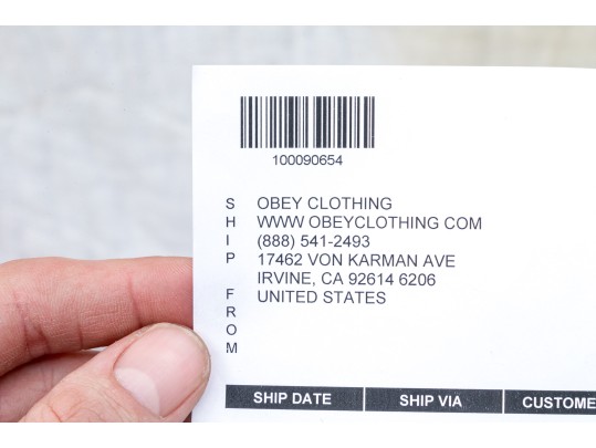 Shepard Fairey (American, B. 1970) OBEY Star Holiday Ornament