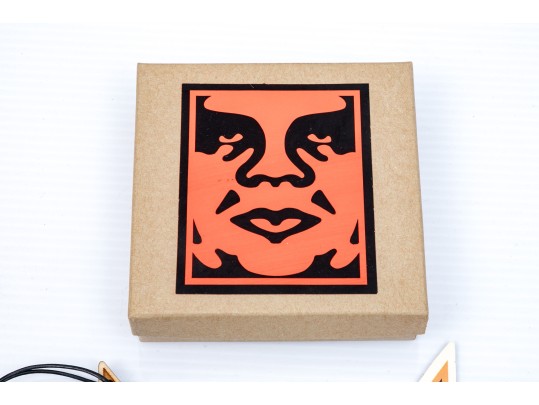 Shepard Fairey (American, B. 1970) OBEY Star Holiday Ornament