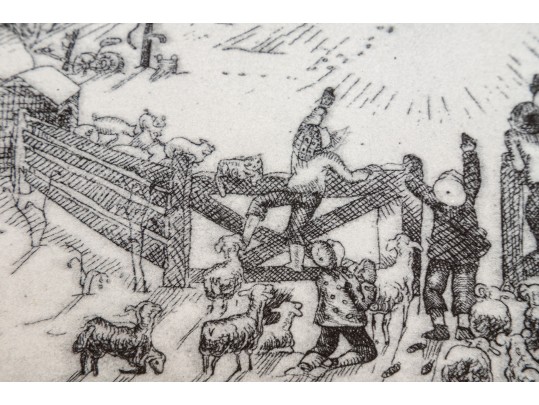 After Lauren Ford (American, 1891-1973) Bookplate Print