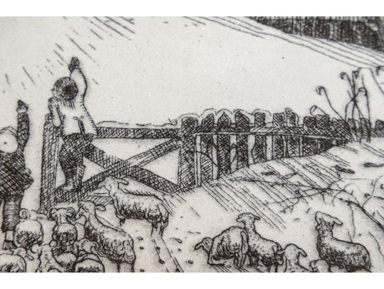 After Lauren Ford (American, 1891-1973) Bookplate Print