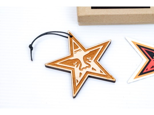 Shepard Fairey (American, B. 1970) OBEY Star Holiday Ornament