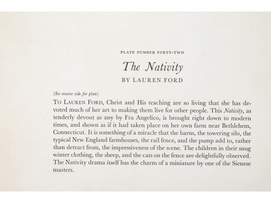 After Lauren Ford (American, 1891-1973) Bookplate Print