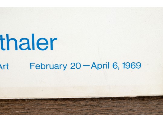 After Helen Frankenthaler (American, 1928-2011) Whitney Museum Poster, 1969