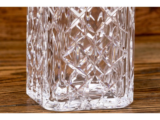 Pair Of Tiffany & Co. Square Glass Decanters