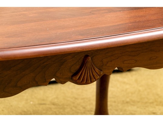 Elegant Vintage Wood Low Table