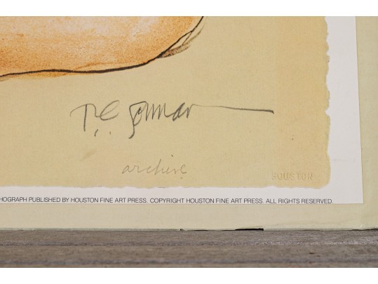 After R.C. Gorman (Am., 1932-2005) Signed Print After A Color Lithograph, 