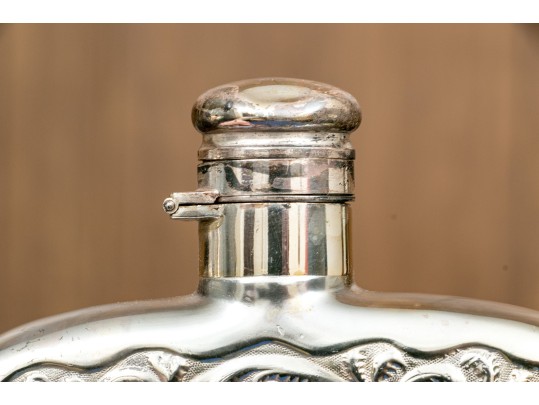 Late 19th Century Derby Silver Co. CT Silverplate Flask