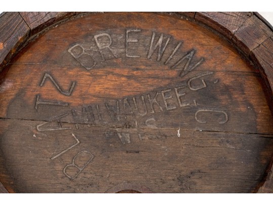 Vintage Blatz Heavy Oak Brewing Milwaukee Wisconsin Keg Barrel 