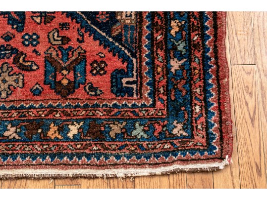Stunning Semi Antique Hand-knotted Wool Carpet, 5’ X 6’-8”