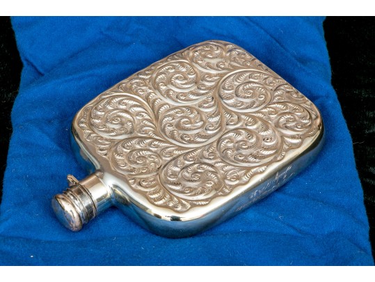 Late 19th Century Derby Silver Co. CT Silverplate Flask
