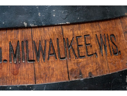 Vintage Blatz Heavy Oak Brewing Milwaukee Wisconsin Keg Barrel 