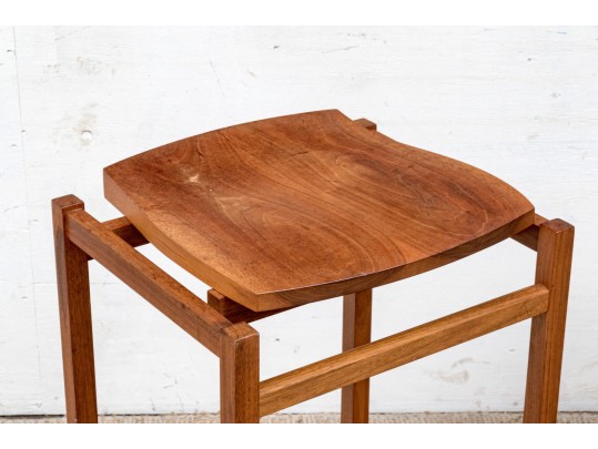 Pair Of Quentin Kelly For Infusion Furniture, Boston Wooden Counter Stools 