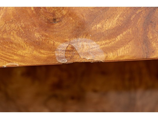 Contemporary Burled And Lacquered Desk