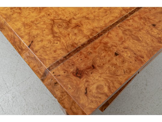 Contemporary Burled And Lacquered Desk
