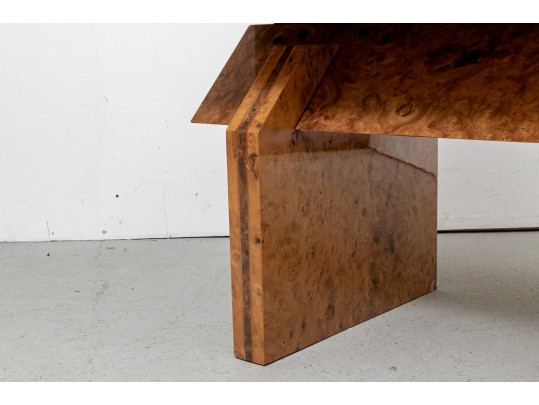 Contemporary Burled And Lacquered Desk