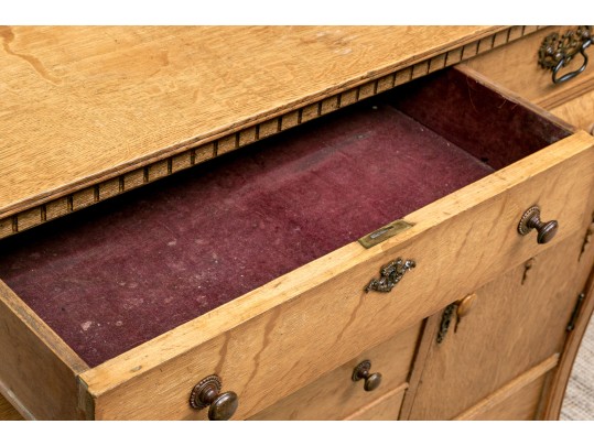 Antique American Oak Sideboard