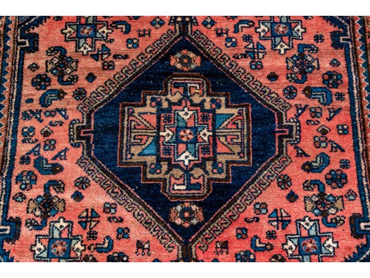 Stunning Semi Antique Hand-knotted Wool Carpet, 5’ X 6’-8”