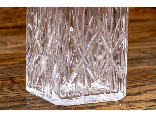 Pair Of Tiffany & Co. Square Glass Decanters