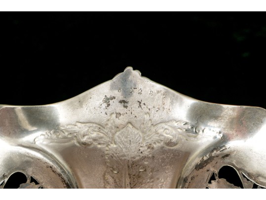 Fine Antique Silverplate Basket 