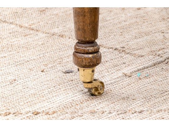 Antique Oak Writing Table 