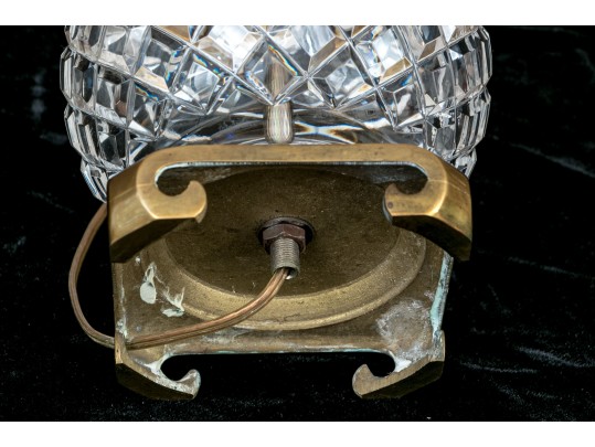 Vintage Waterford Cut Crystal Table Lamp
