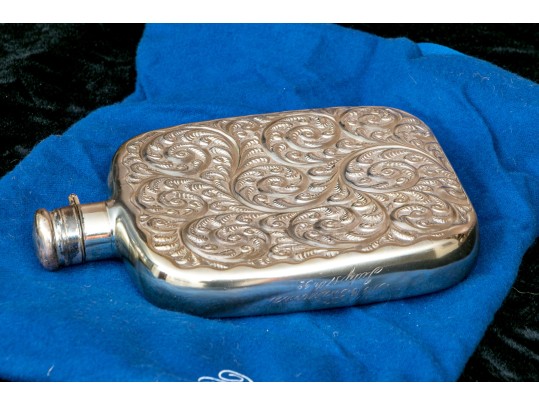 Late 19th Century Derby Silver Co. CT Silverplate Flask