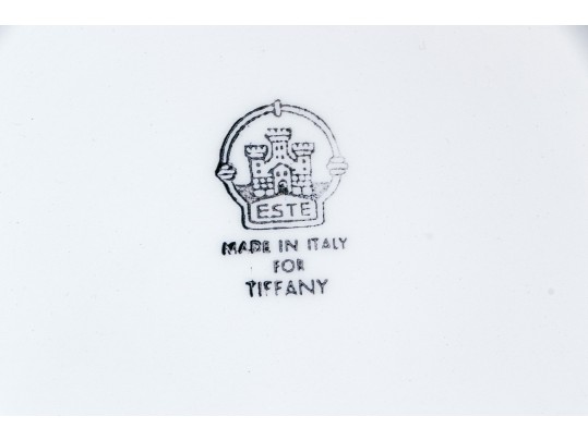 Hand Painted Italian Ceramic Set For Tiffany & Co. 