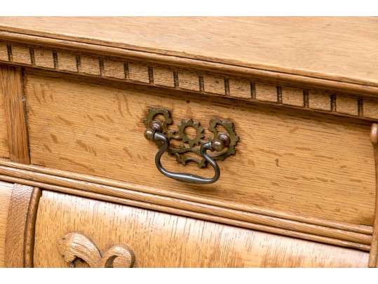 Antique American Oak Sideboard