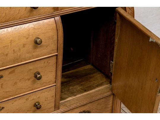 Antique American Oak Sideboard