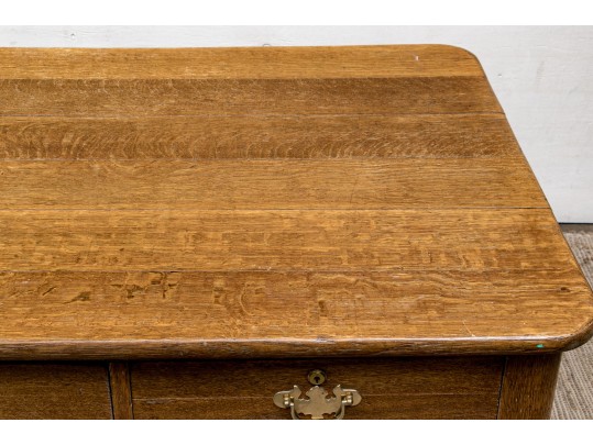 Antique Oak Writing Table 